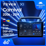 Teyes X1 9"для KIA Carnival 2006-2014