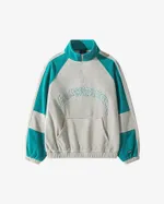 Толстовка Ymkashix Turbo fleece серый/изумрудный