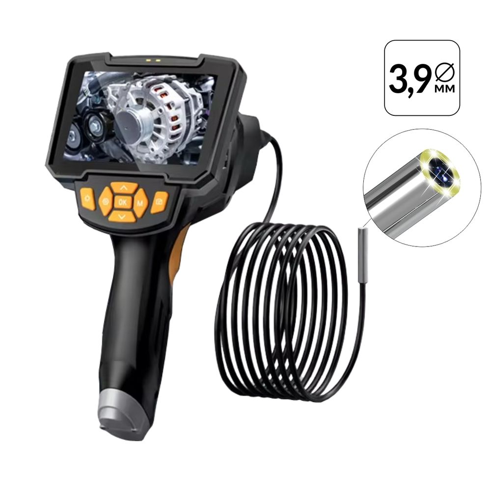 iCartool (IC-V112C) Видеоэндоскоп промышленный, 4.3", 1Мп, 1280x720, 1м, 3.9 мм сменный зонд