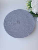 Серый меланж трикотажная пряжа