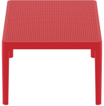 Столик пластиковый журнальный Siesta Contract Sky Lounge Table, красный