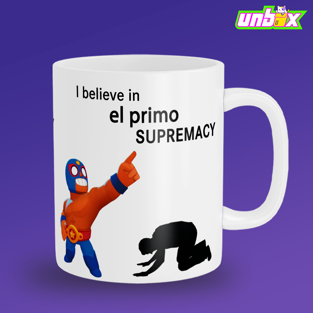 Кружка I believe Эль Примо supremacy El Primo Brawl Stars