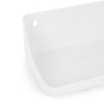 Полка настенная универсальная, 375*115*80мм, цвет белый