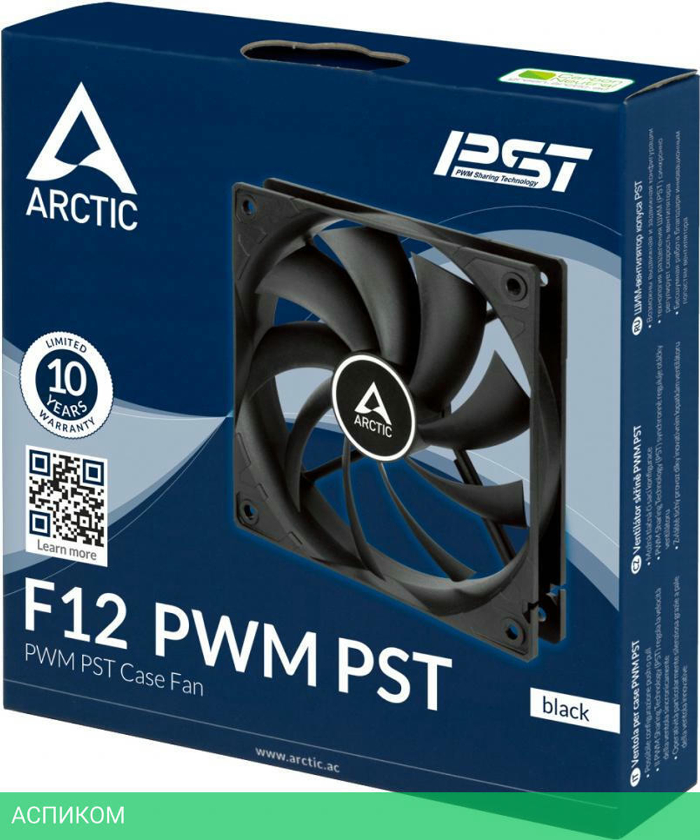 Вентилятор для корпуса Arctic F12 PWM PST (ACFAN00200A)