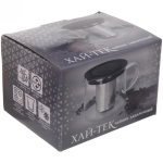 Чайник заварочный стеклянный 1500мл «Хай-Тек» с металлическим ситом и пластиковой крышкой Селфи