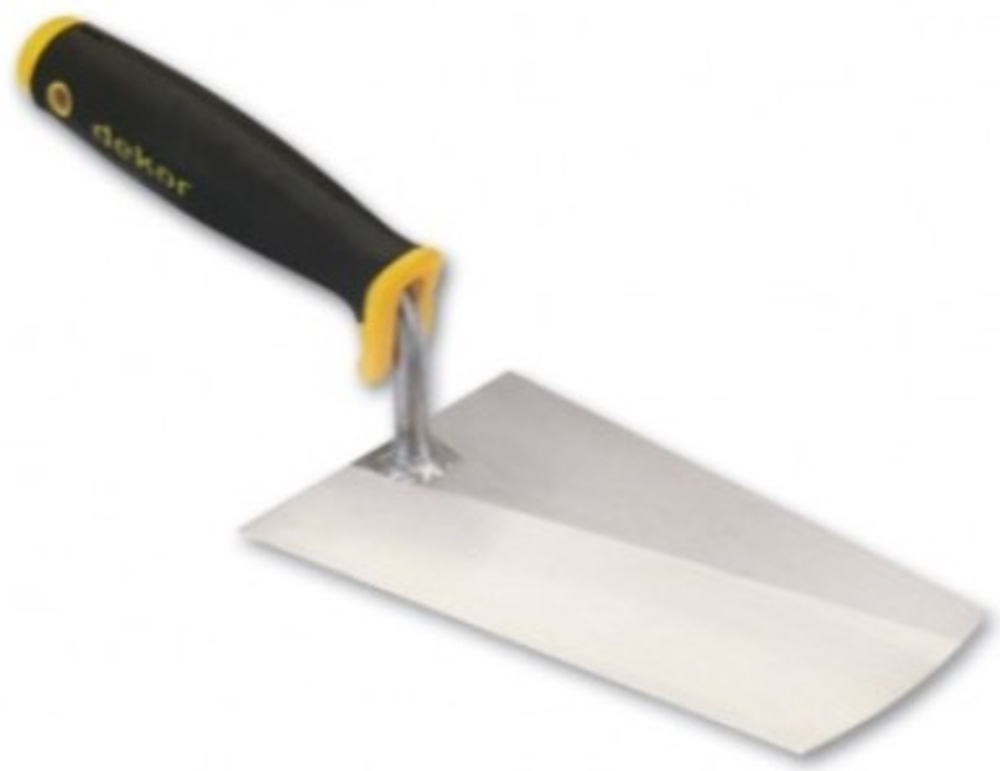 Мастерок каменщика 200 мм пружинная сталь с пластиковой ручкой Dekor 587