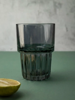 Набор универсальных бокалов, 340 мл. 6 шт. черные