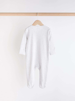 Комбинезон / Cлип для малышей Next N75-360, 3 шт., Белый, Серый