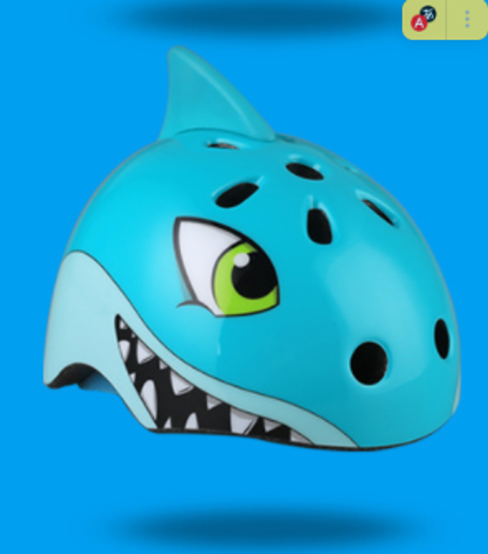 Шлем детский Corsa Cool (акула-голубая) размер М