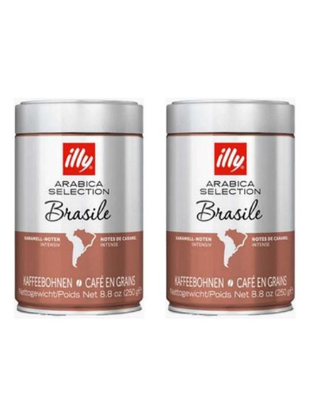 Кофе в зернах ILLY Бразилия 250 г, 2 шт