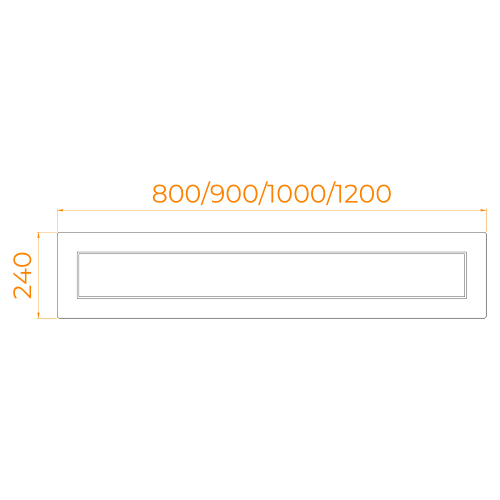 Экран для душевого поддона RGW NА/CL-S (фронтальный) (1000)