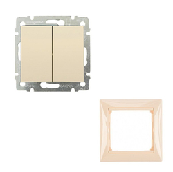 Legrand выключатель 4305 с рамкой 1 с/к