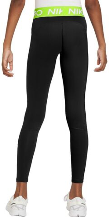 Штаны для девочки теннисные Nike Girls Pro Dri-Fit Leggings - черный