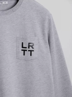 Лонгслив с длинным рукавом хлопковый