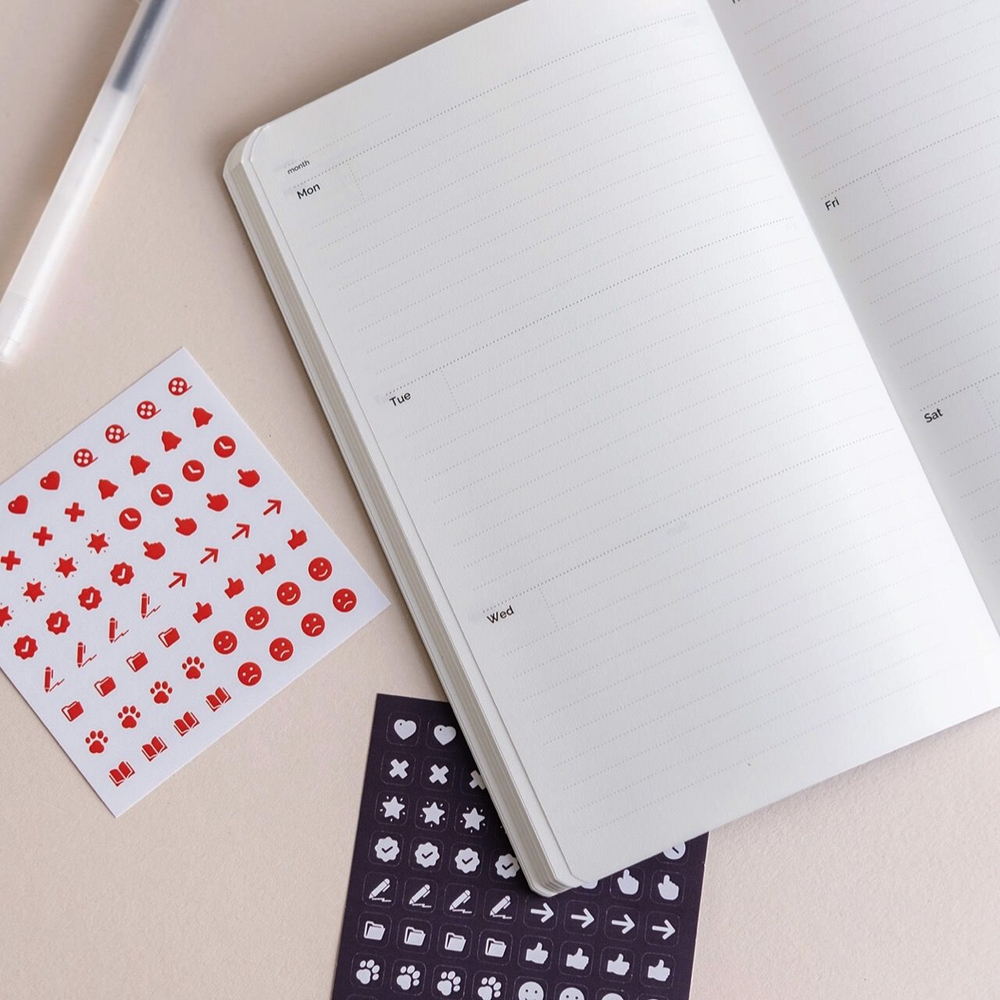 Еженедельник недатированный A5 Weekly Anthracite