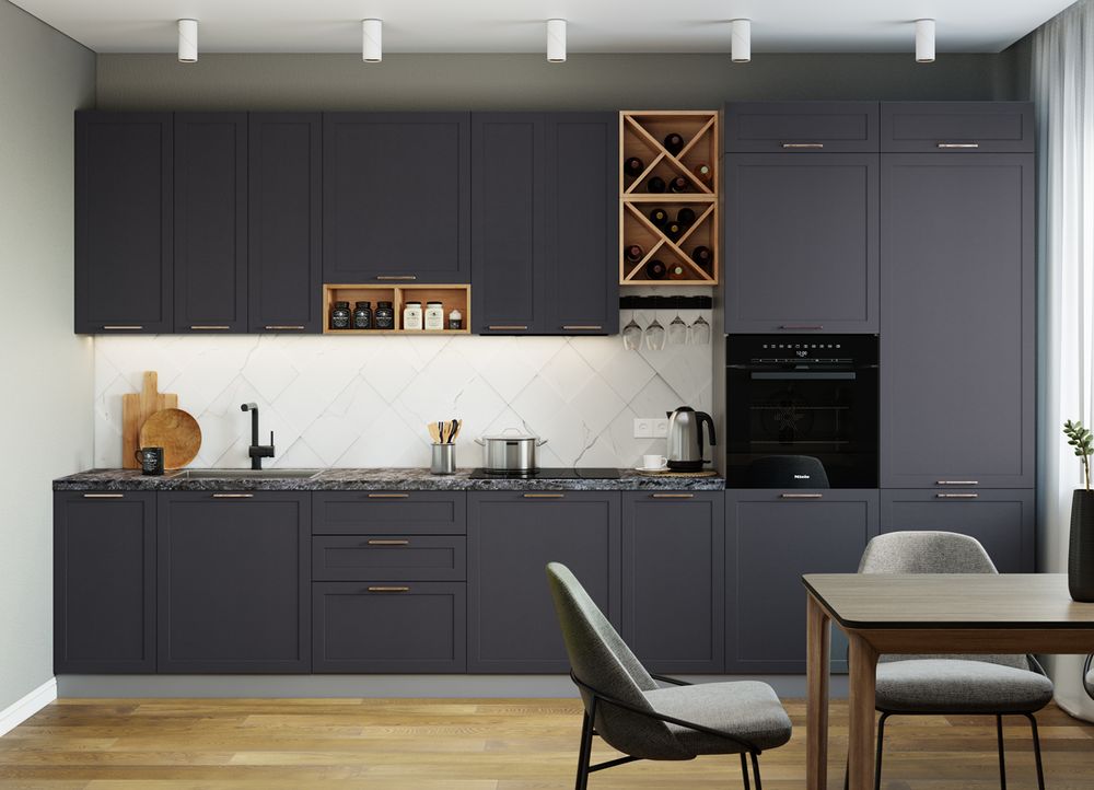 Модульный кухонный гарнитур «Квадро»