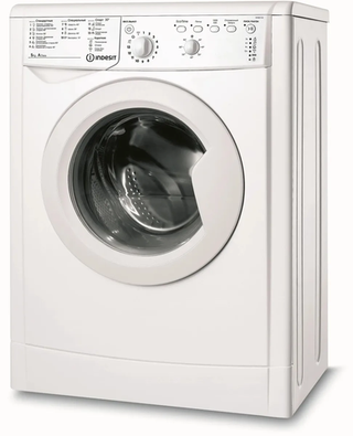 Стиральная машина Indesit IWSB 5105 - 5 кг, 1000 об/мин, глубина 43 см, белая