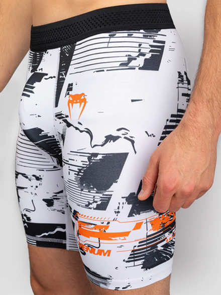 Шорты компрессионные Venum UFC Zenith Fight Week Black/White/Orange