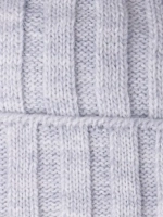 Шапка детская зимняя вязаная с помпоном и снуд