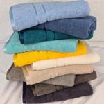 Полотенце махровое "Оттенки синего"