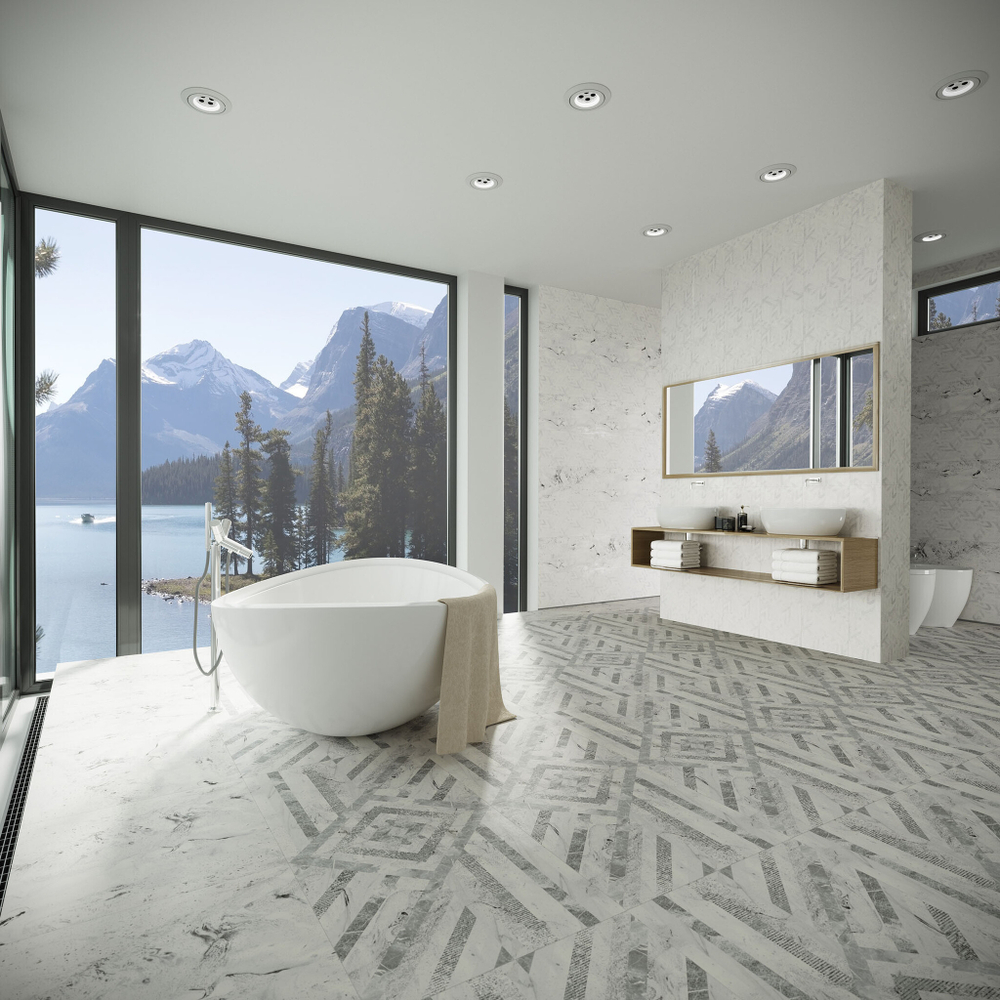 Керамогранит Gracia Ceramica Inverno белый 600х600х10 мм (4 шт.=1,44 кв.м)