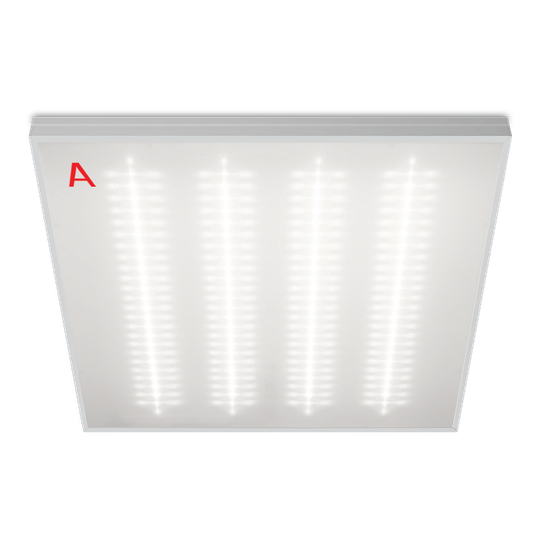 Светильник ОФИС ДВО01-042 с БАП EM1 36Вт 5000К IP40 Микропризма 4400лм 595х595х40мм WOLTA PRO