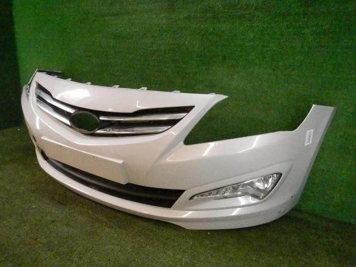 Бампер передний Hyundai Solaris 1 (2014-2017) (В сборе)