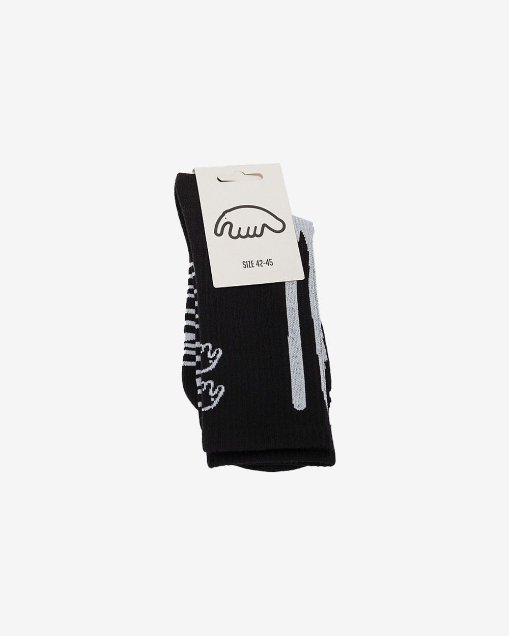 Носки Anteater Socks Bones Черные