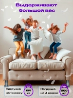 Ножки для мебели хром высотой 100мм, 2 шт