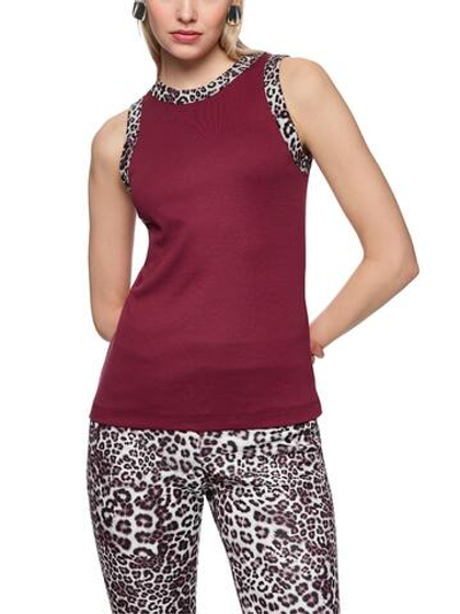 Marc Cain Топ с контрастными элементами