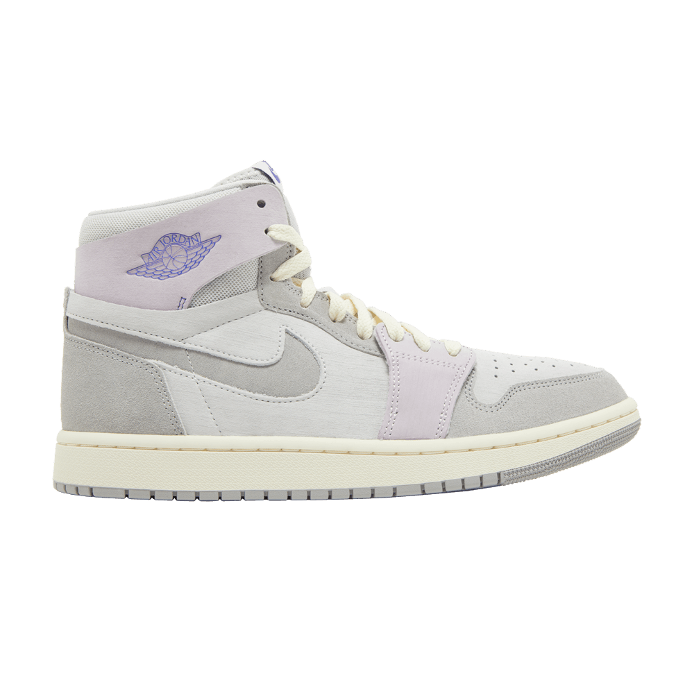 Кроссовки Jordan Air Jordan 1 High Zoom Cmft 2 "Light Smoke Grey And Barely Grape" (Женская размерная сетка)