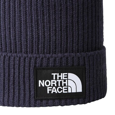 Баскетбольная шапка The North Face Box Logo Cuffed Beanie Navy Blue