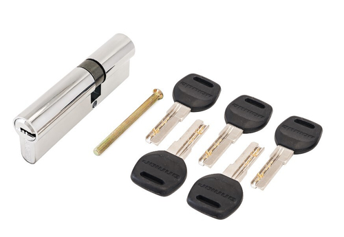 Механизм цилиндровый АЛЛЮР HD F   90-5K СР хром/перф.кл/кл. (35*55) (30*10*50) /16256