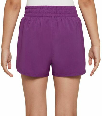 Шорты для девочки теннисные Nike Kids Dri-Fit One High-Waisted Woven Training Shorts - Фиолетовый