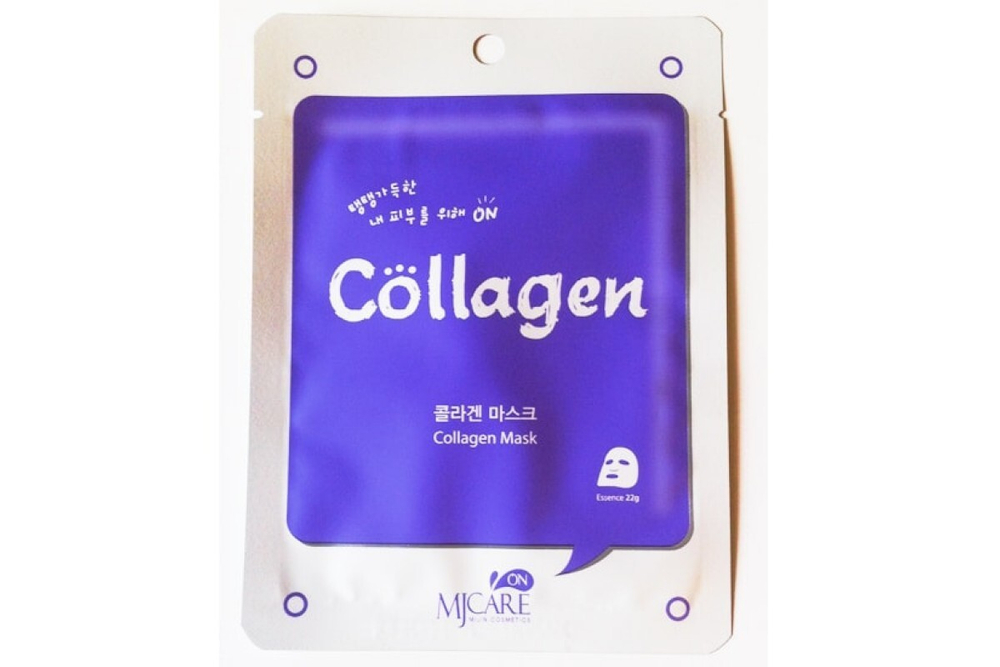 Маска тканевая для лица Mijin Care Mask коллаген, 22 гр.