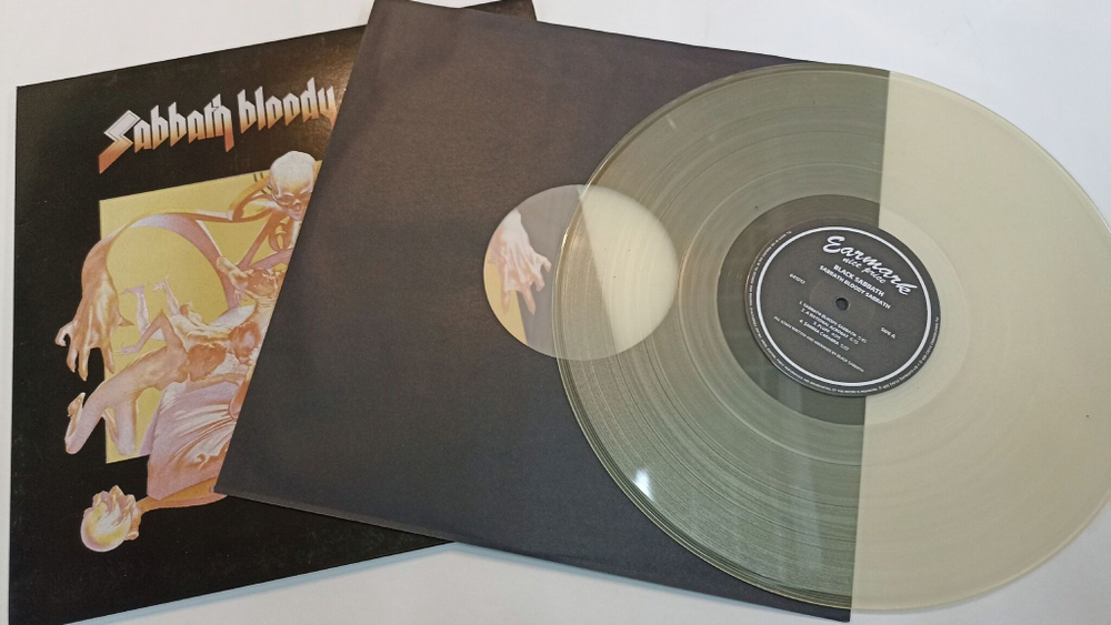 Винтажная виниловая пластинка Black Sabbath Sabbath Bloody Sabbath (Italy 2005) Clear vinyl