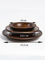 Набор тарелок "Аристократ", 3 шт