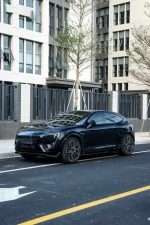 Карбоновый обвес для Avatr 11 2022+ Губа переднего бампера Боковые юбки Диффузор заднего бампера