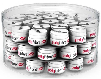 Теннисные намотки Polyfibre Feel It Overgrip 60P - white