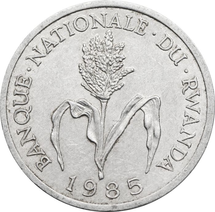 1 франков 1985 Руанда