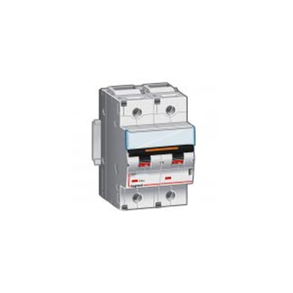 Автоматический выключатель 2П 2А характеристика Z 25кА Legrand DX3 409908