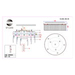 SL1624.202.09 Люстра потолочная ST-Luce шампань/прозрачный E14 9*40W ERCOLANO