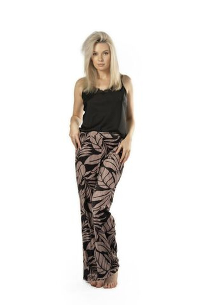 Пижамный комплект Desire (Размер: M) (Цвет: черный с бежевым)