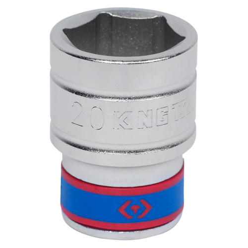 KING TONY (433520M) Головка торцевая стандартная шестигранная 1/2", 20 мм