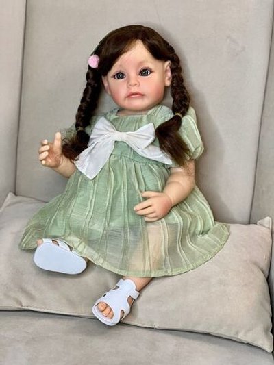 Кукла Реборн виниловая 55см в пакете (FA-381)