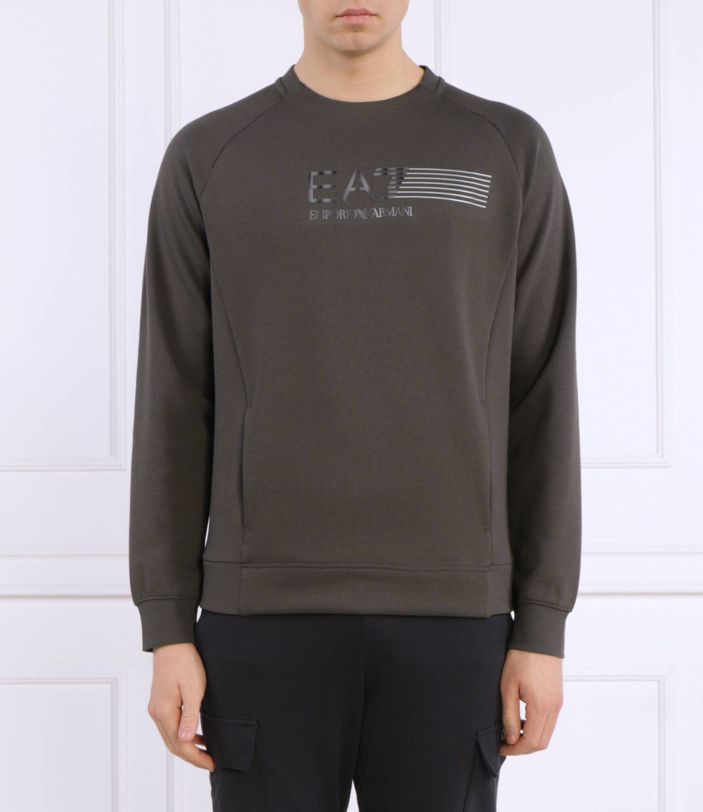 Худи EA7 - графитовый(3RPM41 PJMBZ)