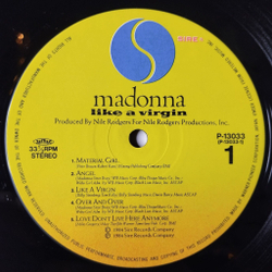 Винтажная виниловая пластинка LP Madonna Like A Virgin (Japan 1984) (Obi) Dress You Up