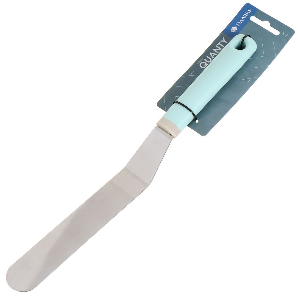 Лопатка кондитерская, нерж сталь, пластик ручка, навеска, Daniks, Кванти, YW-KT580-20