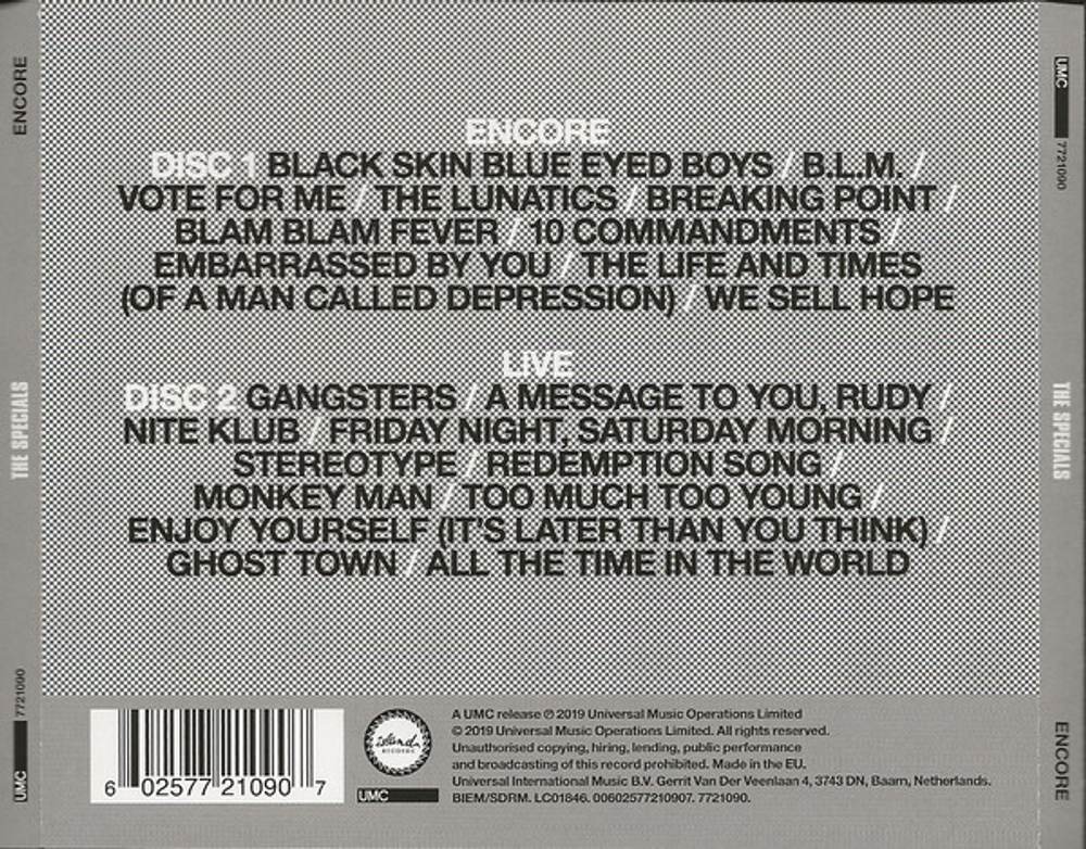 The Specials / Encore (Deluxe Edition)(2CD)