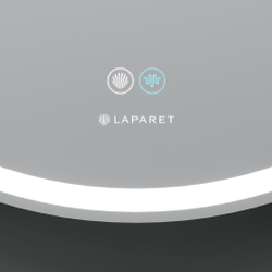 Зеркало LAPARET Electra D 60 влагостойкое, подсветка, димер и антизапотевание (подогрев)